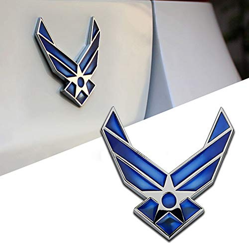 HIGGER 1 Stücke 3D Metall US Air Force Logo Emblem Abzeichen Auto Aufkleber Auto Styling