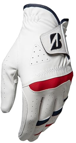 Bridgestone Golf - Guante MLH Soft Grip Blanco Mediano Grande