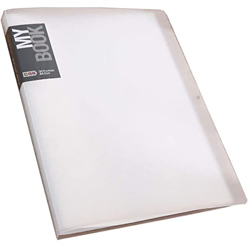 A4 pärmar fil mappar ark presentationsbok 60 sidor kapacitet arkivmapp rack transparent