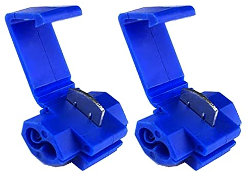 CCEEYSEE 50 Stück Drahtverbinder-Set,Anschlussklemmen,Schnelltrennungen,Crimp-Abzweigverbinder, Sortimentskit (DXJ2L)