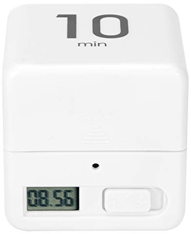 Cube Timer, Sensor de Gravedad Flip Digital Timer, Workout Timer y Game Timer para Gestión del Tiempo, Display Time Management 1 3 5 10 Minutos y 15 20 30 60 Minutos (15-20-30-60 minutos)