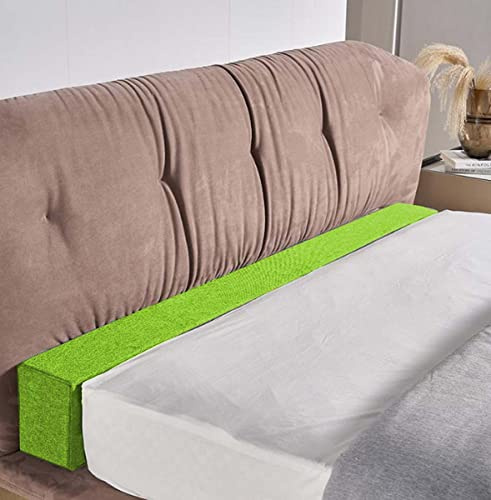 Monbaer Almohada de relleno de espacio de cama de tamaño personalizado, relleno de espuma para el cabecero, almohada larga para cerrar el espacio entre el colchón y el cabecero o la pared