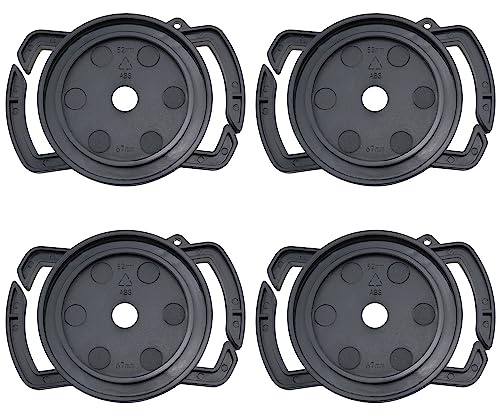 Haidong Camera Lens Cap Holder Cap Buckles Black Camera Lens Cap Cover Buckles for 67mm 58mm 52mm Lens Cap Size-4PCS