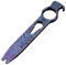 Hamans Titan EDC Brecheisen Flaschenöffner Brechstange Schraubenschlüssel Schraubendreher Kompakte Größe EDC Multi Tool, QG002