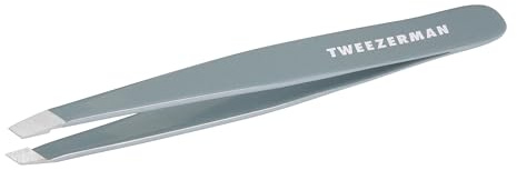 Tweezerman Exclusive Mist Blue Slant Tweezer - Hair Removal Tweezers, Stainless Steel