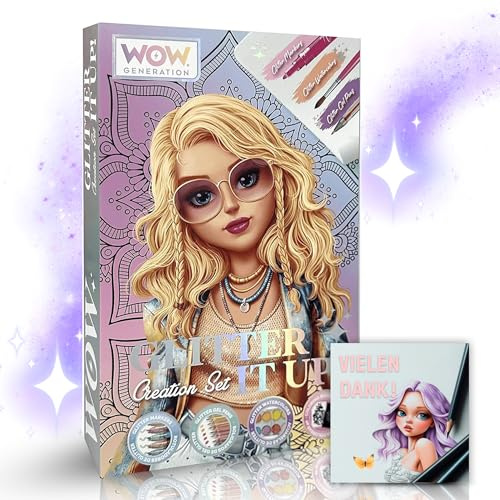 Kidstell WOW Generation Mandala-Kunst-Set für Kinder: Wasserfarben, Stifte, Mandalas und E-Book zum Zeichnenlernen