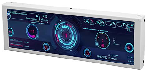 7.9in TEMP PC Personalizzabile per la Visualizzazione dei Dati SSD GPU CPU, Pannello della Custodia per AIDA64