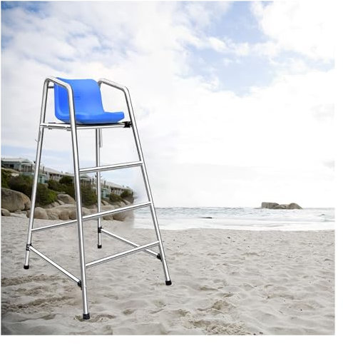 TYHAYJYK Lifeguard Chair Ladder Underground Pool Accessories Life Guard Tower Ladder Stainless Steel Lifesaving Lift Chair for Swimming Pool, Portable Barstools Elevated Chair(3 Steps- H 15