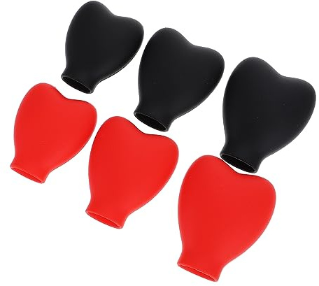 COMPUKAS 6 Stück Make Up Pinselhüllen aus Flexiblem Silikon Langlebiger Bürstenschutz in Verschiedenen Größen Schutz vor Verformung für Kosmetikpinsel für Reisen und Aufbewahrung