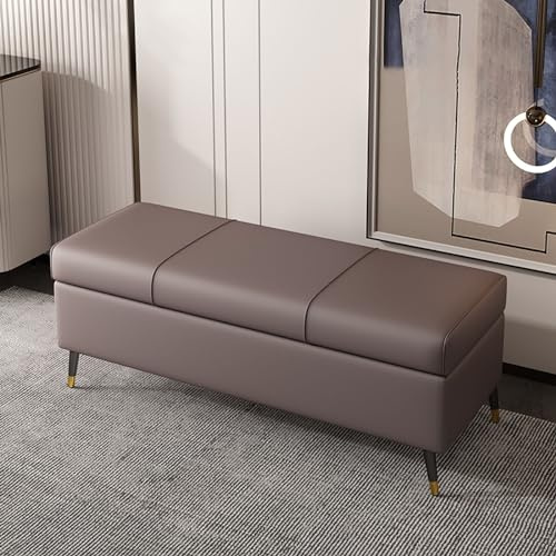 Panca portaoggetti con sgabello imbottito, sedia da trucco, ottomana portaoggetti per camera da letto, panca da ingresso, contenitore per piedi del letto, baule in legno, mobili eleganti per soggiorno