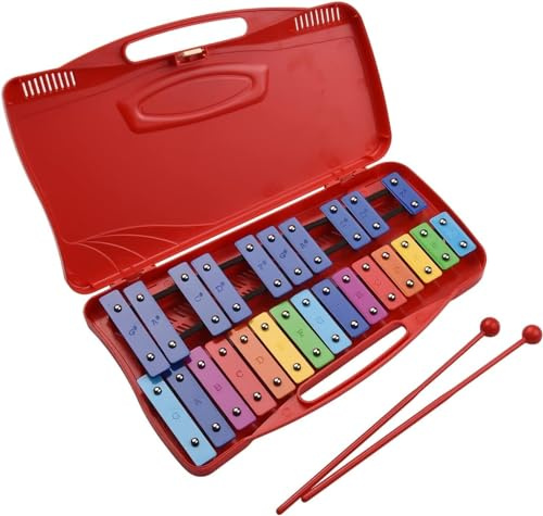 Glockenspiel Xylofon, Xylofon 25 Notes Glockenspiel Xylofon Hand Knock Xylofon slagverk rytm musikal