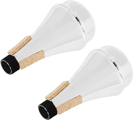PRETYZOOM 2pcs Plastic Trumpet Mute for Beginners Trumpet Muffler for Practice Lightweight