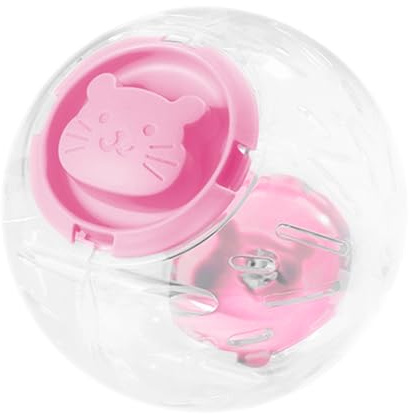 Bola para Hámster | Bola Silenciosa Grande Transparente Segura Portátil | Accesorios para Jaula de Roedores,para Cobayas, Jerbos, Hurones, Erizos y Petauros del Azúcar, Baño, Uso en