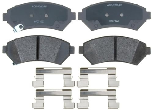 ACDelco Silver Front Brake Pad Set 14D699MH | GM 88877680 Semi-Metallic Front Brake Pads for Select Chevy Impala, Chevrolet, Cadillac, Oldsmobile, Pontiact, Buick, and more