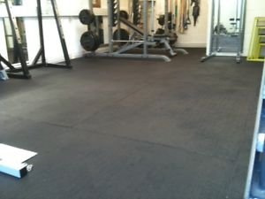 8 Mat 8 X Heavy Duty Large Rubber Gym Mat 12mm Garage Flooring