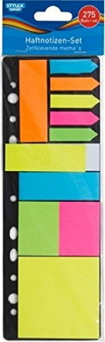 Stylex 31297 Haftnotizen 275 Page-Marker zum abheften ( 12 Sets)