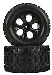 Jamara - 505187 - Model-Making - Wheels Glued on Akron Ultra Soft Rims - 2 Pieces