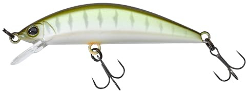 Illex Tricoroll 55 S Wobbler 3,5g Forellenwobbler Forellenköder Barsch Rapfen Minnow Hardbait Sinkend #14 Owner Drilling Made in Japan Ultraleicht 0,5 - 0,8 m Schwimmtiefe