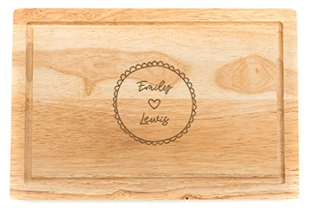 Personalised Gift for Couples - Wooden Chopping Board/Bread Board/Cheese Board/Christmas Gifts For Couples