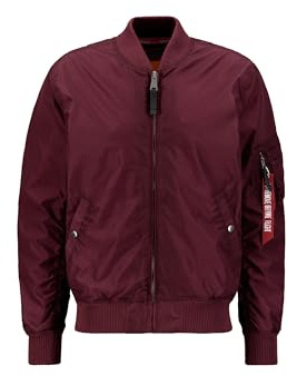 Alpha Industries MA-1 TT Bomberjacka för män Dark Maroon