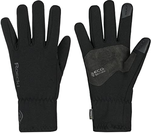 Roeckl Unisex – Erwachsene Parlan Handschuhe, Schwarz, 8