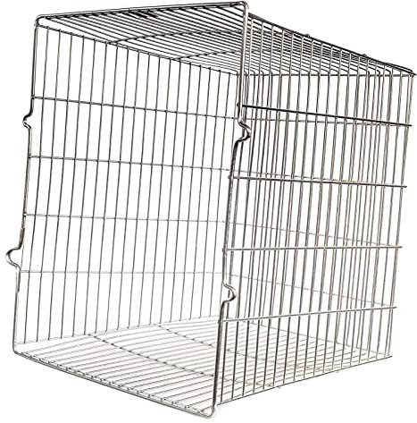 SPARES2GO Universal Rectangular Terminal Flue Guard for Non-Condensing Oil Boiler (11 x 11 x 10.5)