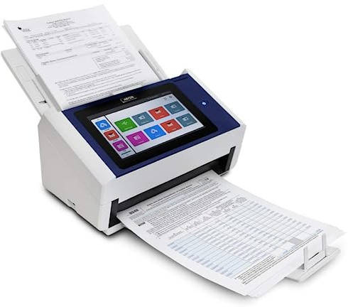 Xerox N60w Pro Scanner, USB Duplex Office Dokumentenscanner für PC, 8 Zoll Touchscreen, 65 PPM, 100 Seiten automatischer Dokumenteneinzug (ADF)