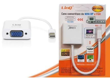 OISE ART STORE Trade Shop Adaptateur Convertisseur Câble Mini DisplayPort vers Vga Monitor Mdp-vga226