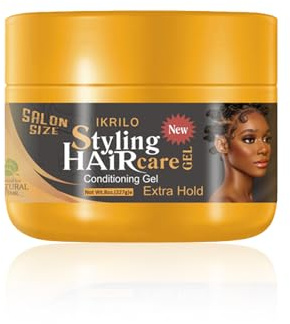 Joyeee Locken Styling Gel, 227ml Curl Hair Braiding Gel, Lockengel Haargel für Lockiges und Krauses Haar, Afro Hair Product Locken Produkte für Braid Frizz Edges, Flechten Zwirnen Glatte Kanten