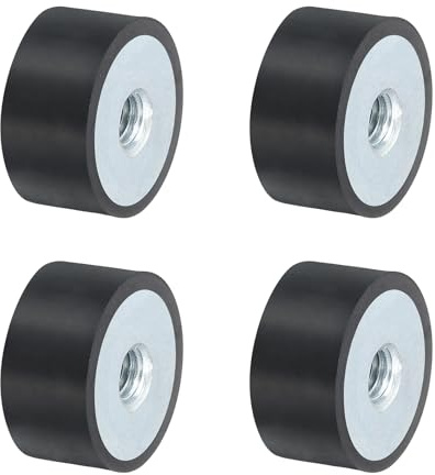 QUARKZMAN 4 Stück 30 x 15mm M8 Gummidämpfer, Multi-Typ-Gummipuffer,Schwingungsdämpfer für Motorraum und Luftkompressoren