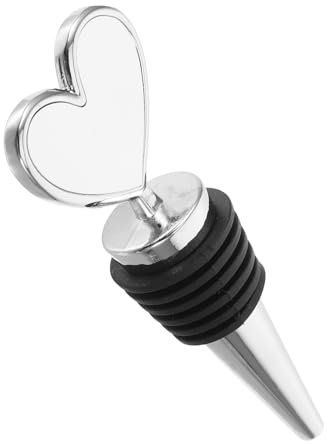 OSOLADY Leakproof Wine Bottle Seal Plug Double-Sided Aluminum Alloy Stoppers DIY Decorative Wine Bottle Covers