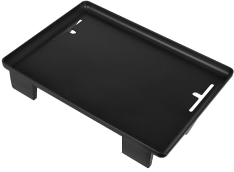SuhoFutus Nachttischregal für Bett, Nachttisch zum Einhängen ans Bett, Aufsteckbare Bettablage mit Kabelschlitz, Rechteckig Nachttischregal Tablett-Organizer 32 × 23.3 × 5.3 cm (Schwarz)