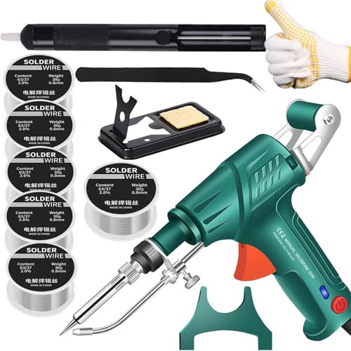 Ayyecoeeye Pistolet à Souder 3 en 1 Laser Portable Chauffé Interne Industriel Laser Pas Cher Outil pour Élimination de la Rouille Découpe et Soudage avec Six volumes de Fil de Rechange (Vert)