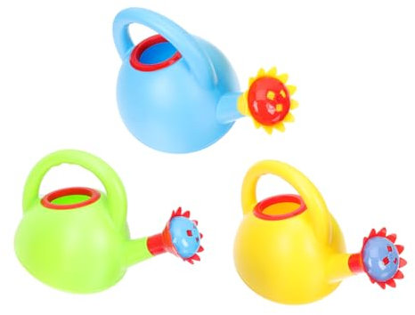 Yardwe 3piezas Juguetes Regadera Dibujos Animados Juguete Riego Ducha Riego Flowers