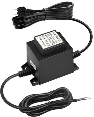 Transformador LED 24 V alimentación CA/CA 15 W, fuente de alimentación externa, transformador IP68, transformador 220 V 24 V con enchufe, fuente de alimentación LED 24 V para iluminación LED y bombas