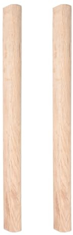 SEWACC Lot de 2 Poignées en Bois Naturel 40 Cm pour Petite Hache, Accessoire de Remplacement Robuste pour Outils de Jardinage et Travail du Bois, Compatible Multifonction, Maniabilité