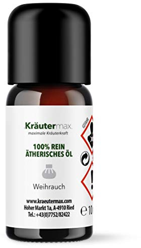 Kräutermax. Weihrauchöl Ätherisch 100% Naturrein Duftöl Boswellia Serrata, 10 ml