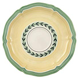 Villeroy & Boch – French Garden Fleurence Untertasse 15 Cm Weiß/Bunt, Spülmaschinenfest, Mikrowellensicher, Geschirr, Premium Porzellan