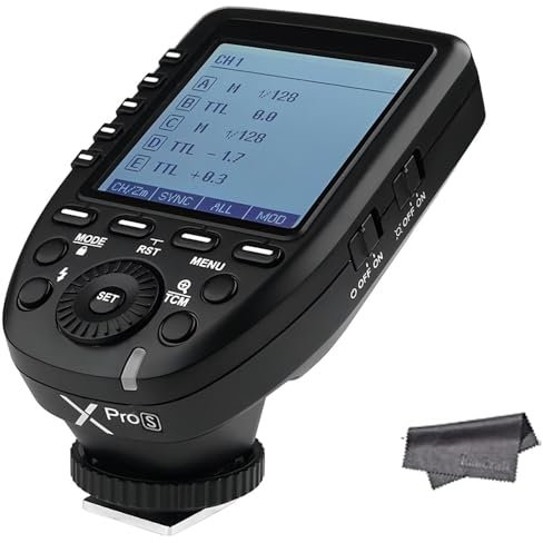 Godox XPro TTL Wireless Trigger,1/8000s High-Speed-Sync,5 Dedicated Group Bottons and 11 Customizable Functions (XPro-S Compatible with Sony)