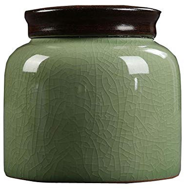 Jingyun Durable Traditional Tea Caddy Ceramics Tea Canister Tea Jar Japanese Style C03