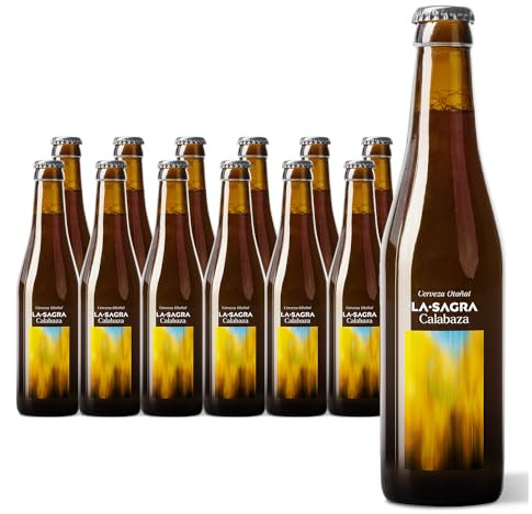 La Sagra Calabaza. Cerveza Pumpkin Ale. 6,1% Vol.. Caja con 12 botellas de 33 cl