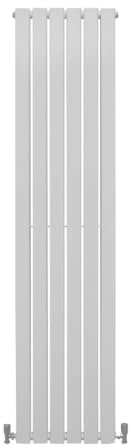 Radiador Panel Plano Lujoso 1800x420mm 180x42cm Blanco Brillante Calefacción Calefactor Vertical Horizontal Montaje Pared Cocina Salón Baño Cepillo Limpieza Kit Reparación GRATIS Garantía 15 Años