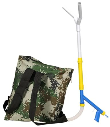 Dualoai Pulverizador de Fertilizante Manual, Esparcidor Portátil 15L