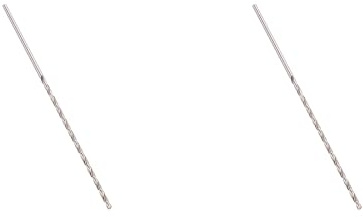 Sonew 2 Pièces Forets Hélicoïdaux de 3 Mm, Outil de Foret à Tarière à Tige Droite en Acier Rapide Extra Long de 160 Mm pour Bois, Plastique et Aluminium