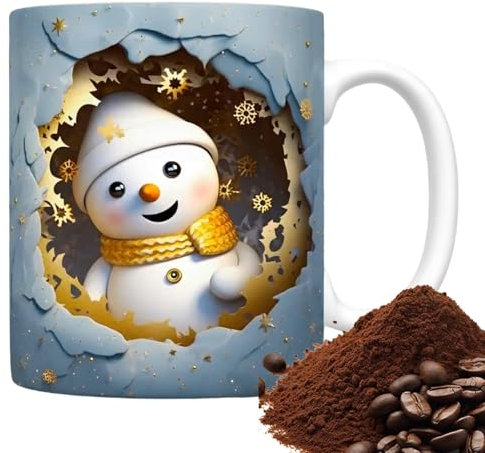 Generisch -Kaffeetasse, Weihnachtstassen, Einzigartige Kaffeetassen aus Keramik, -Design für Bar, Restaurant, Kaffee, Milch
