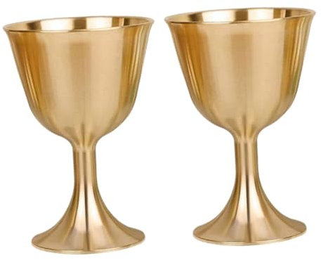 Amosfun 2 Pezzi Tazze Per Offerte Di Buddha Tazze Per Vino Decorative Squisite Per Il Culto Buddista Tazza Per Acqua Santa Per Offerte Domestiche Multifunzionali