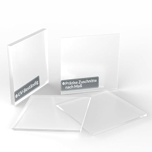 MyAcryl - Acrylglas Acrylplatten 3 mm Materialstärke Zuschnitt 600x500 mm - Hochtransparente Acrylglas Scheibe robust & bruchfest - Langlebiges Plexglas multifunktional & UV- Beständig