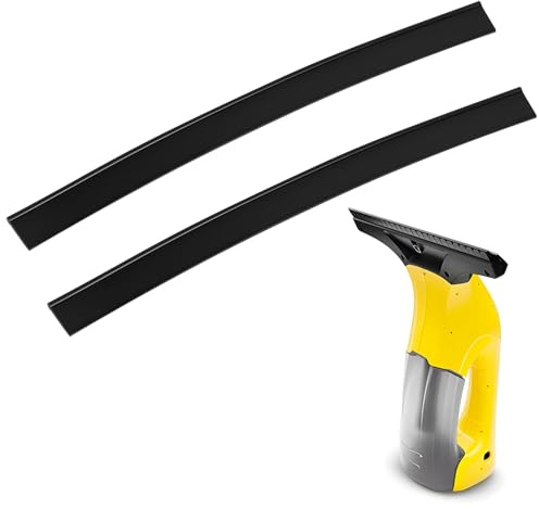 2 Stück 280mm Gummilippe für Kärcher Fenstersauger, WV1, WV2, WV5, WV50 | Ersatzlippe für Kärcher Akku-Fenstersauger, Abziehlippe Kompatibel mit WV1, WV2, WV5, WV50, WV55, WV60, WV75