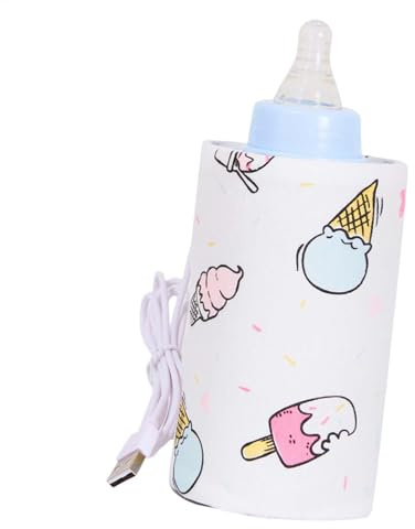 Aislante para Biberón Infantil Aislamiento Térmico Y Portátil | Cubierta cálida de biberón Accesorio Para Cochecito Bolsa De Pañales Viaje Aire Libre Camping Senderismo Lactancia