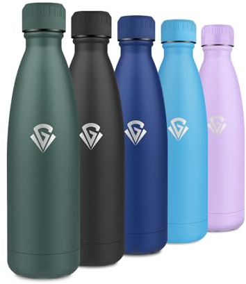 Borraccia Termica 750ml, Borraccia Acciaio Inox Doppia Parete Isolata, Bottiglia Acqua Senza BPA, Borraccia Antigoccia e Riutilizzabile per Scuola, Lavoro, Escursioni, Sport, Campeggio, Viaggi, Yoga